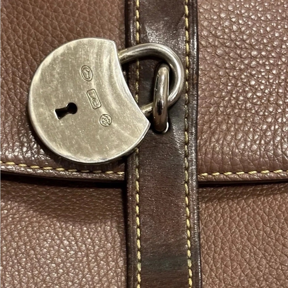 Dooney & Bourke Tan Leather Satchel - Picture 9 of 13